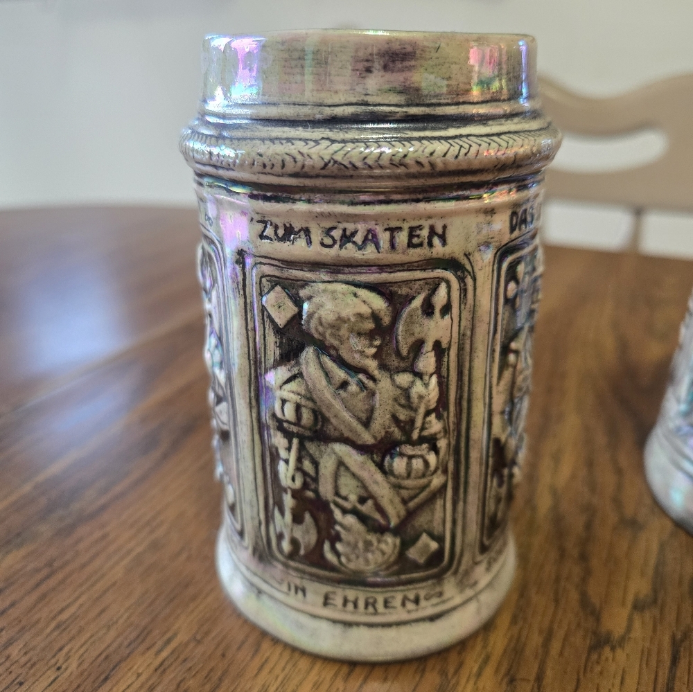 Two Unique Vintage German Beer Steins 1974 - Picture 8 of 16